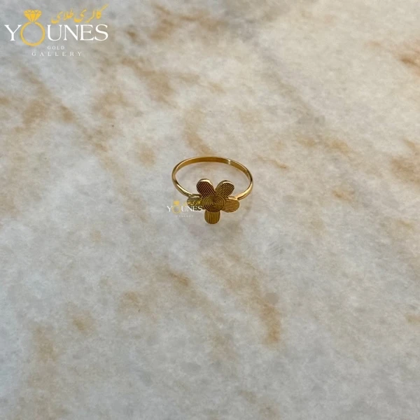 انگشتر طلا نسترن